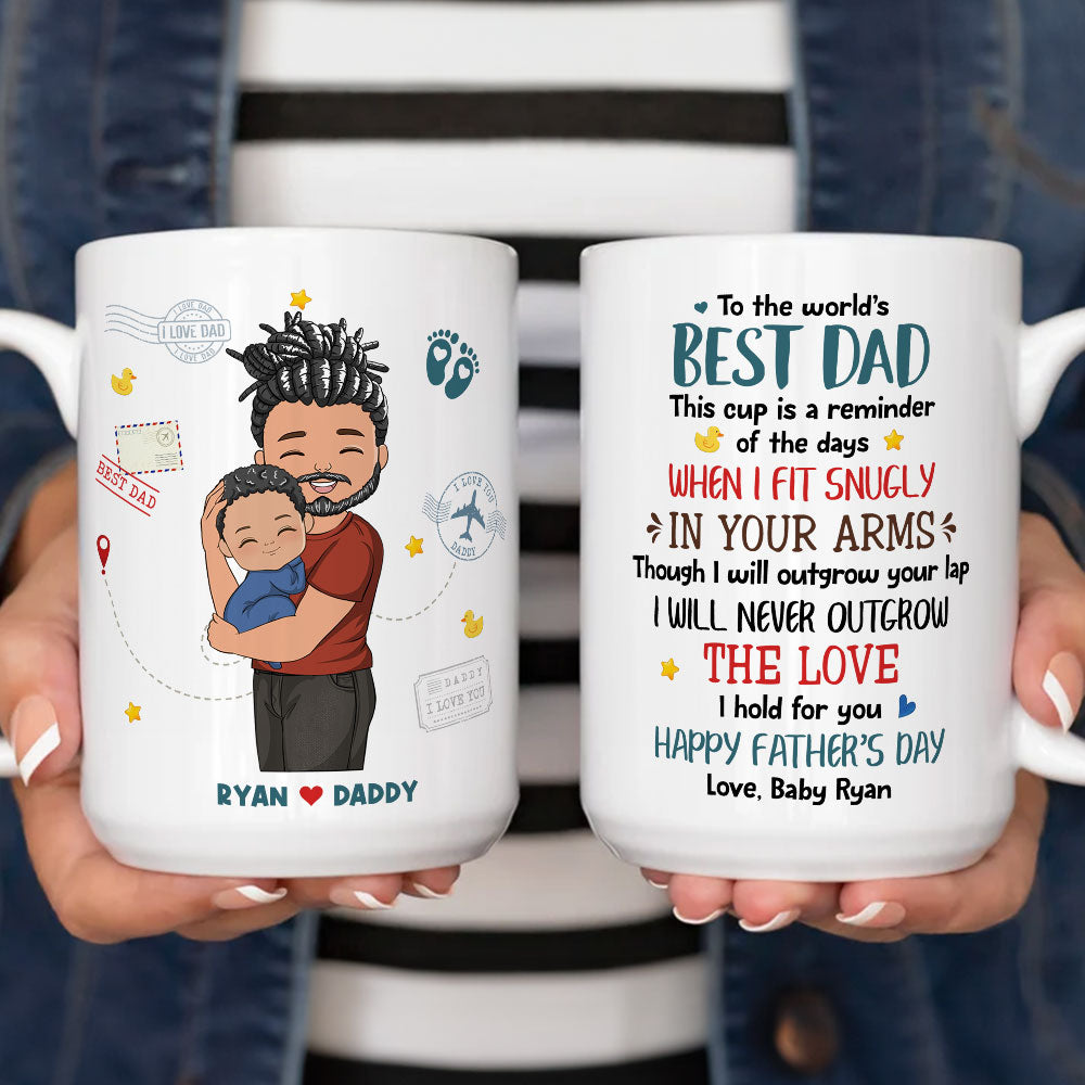 Custom Father's Day, Special Gift for Dad & Grandpa • The Love I Hold For You - Personalized Coffee Mug