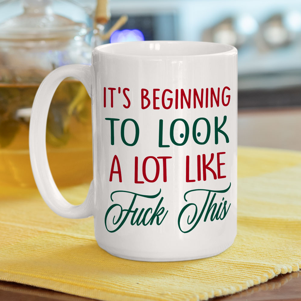 Custom Coworker, Christmas & Birthday Team Appreciation Gift • Beginning To Look Like - Coffee Mug
