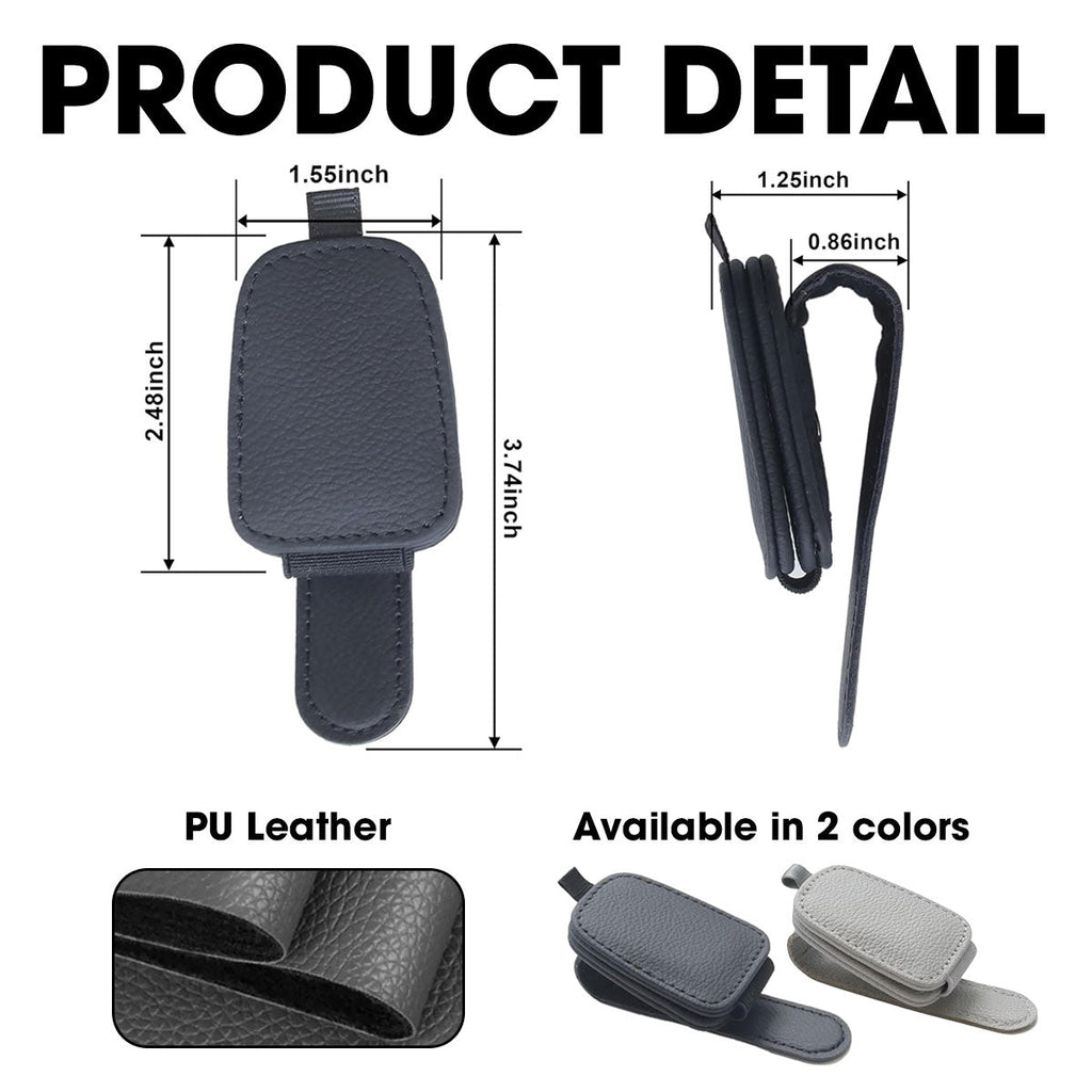 Watching You From Heaven - Personalized Sunglasses Holder For Car Visor