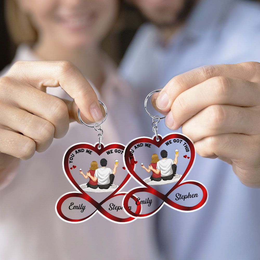 You And Me We Got This - Personalized Acrylic Keychain