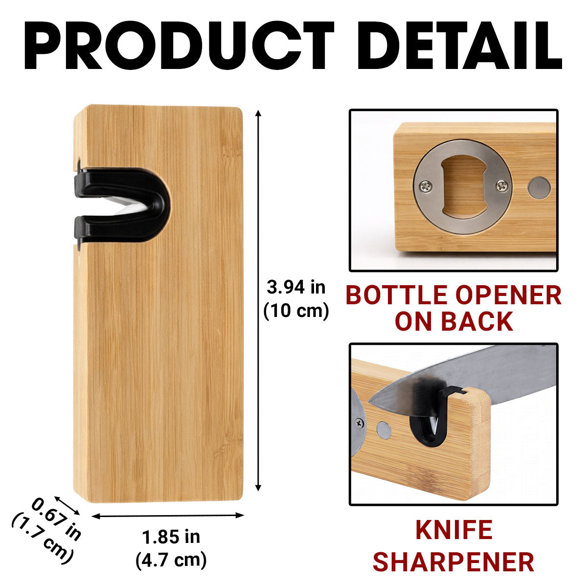From The Reason You Drink - Personalized Engraved Opener Sharpener Stowel