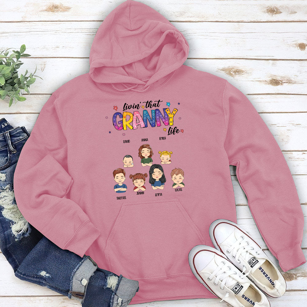 Custom Christmas & Birthday Gift for Grandma • Nana Life - Personalized Hoodie