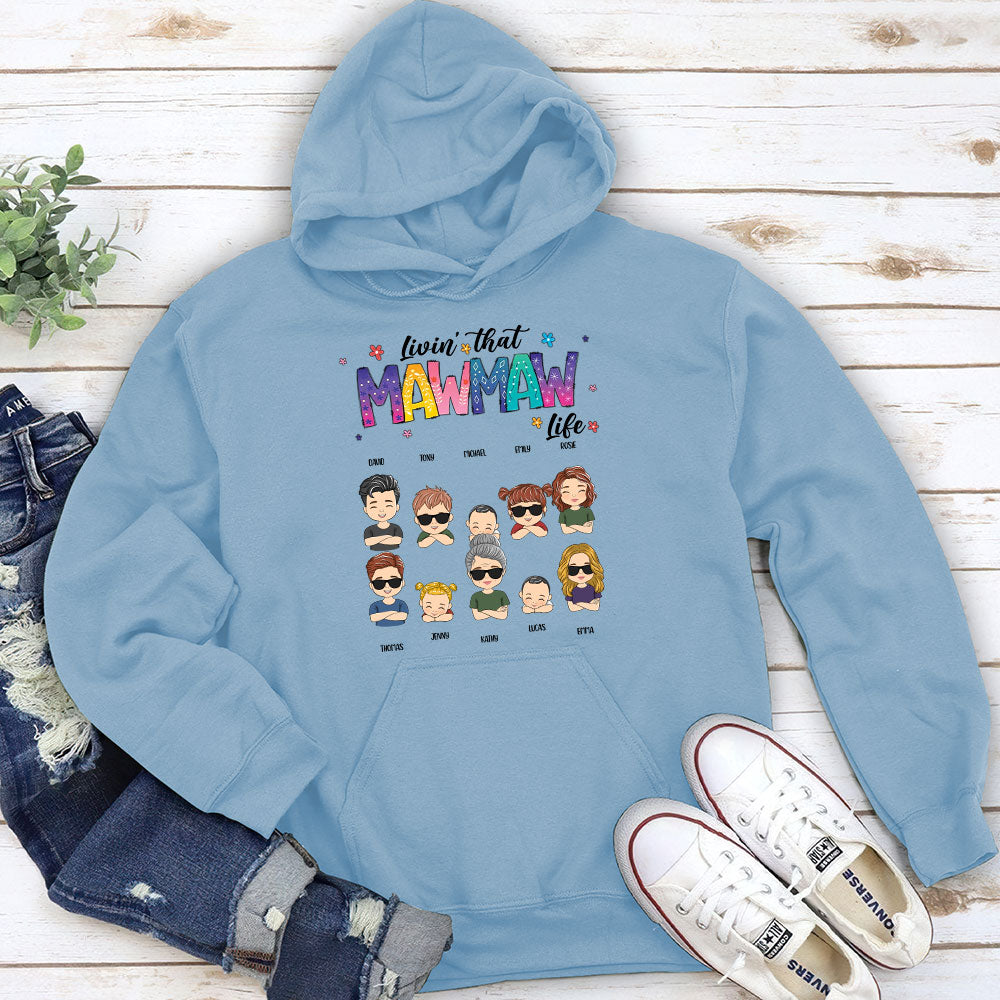 Custom Christmas & Birthday Gift for Grandma • Nana Life - Personalized Hoodie