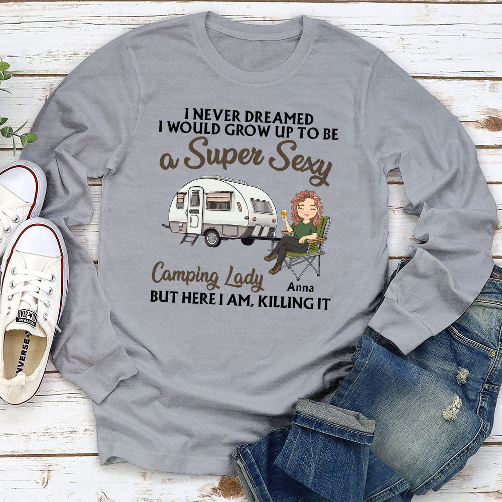 Custom Christmas & Birthday Keepsake Gift • Never Dreamed - Personalized Long Sleeve T-shirt