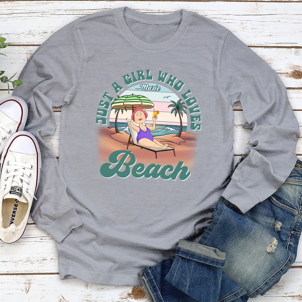 Custom Christmas & Birthday Keepsake Gift • Loving Beach - Personalized Shirt