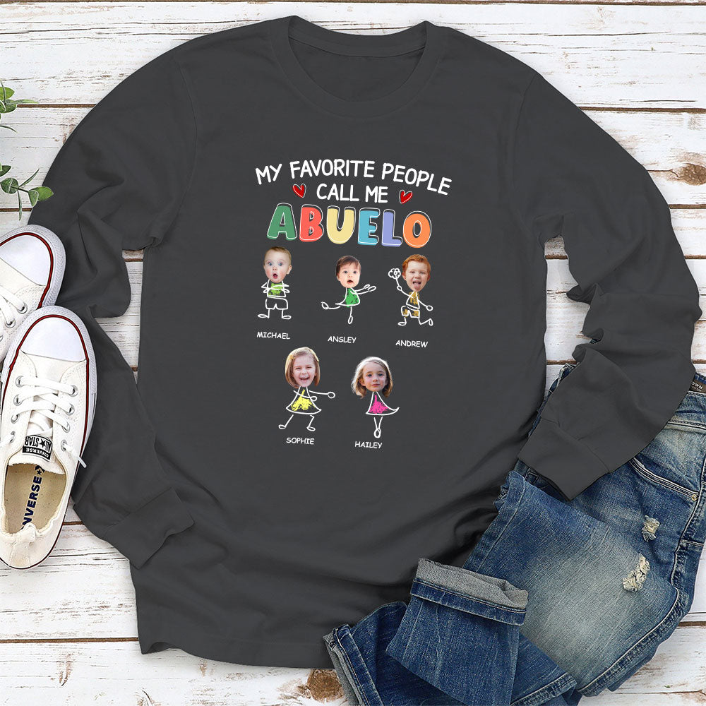 Custom Photo Father's Day, Special Gift for Dad & Grandpa • Call Me Grandpa - Personalized Shirt