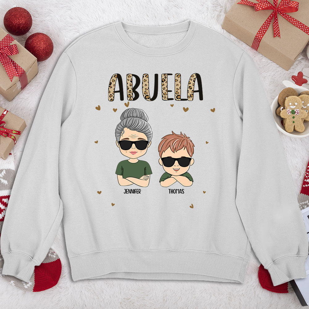 Custom Christmas & Birthday Gift for Grandma • Just Call Me Grandma - Personalized Sweatshirt