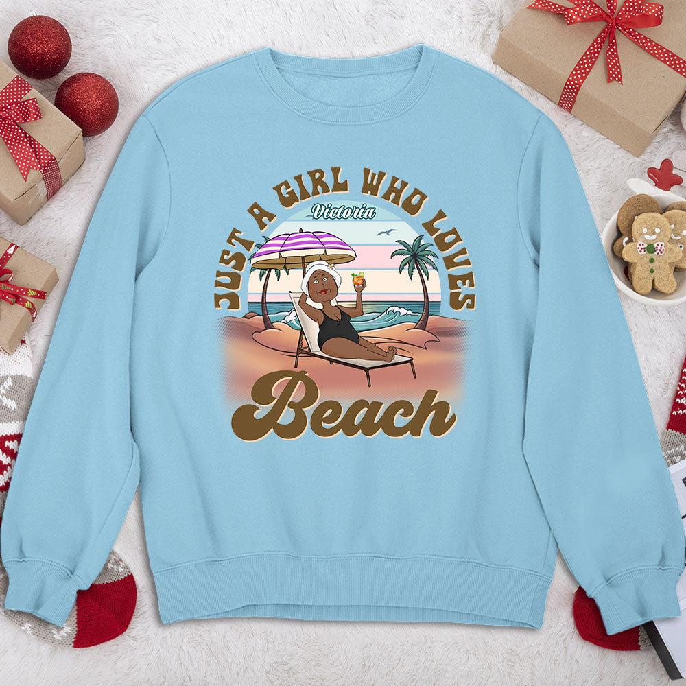 Custom Christmas & Birthday Keepsake Gift • Loving Beach - Personalized Shirt