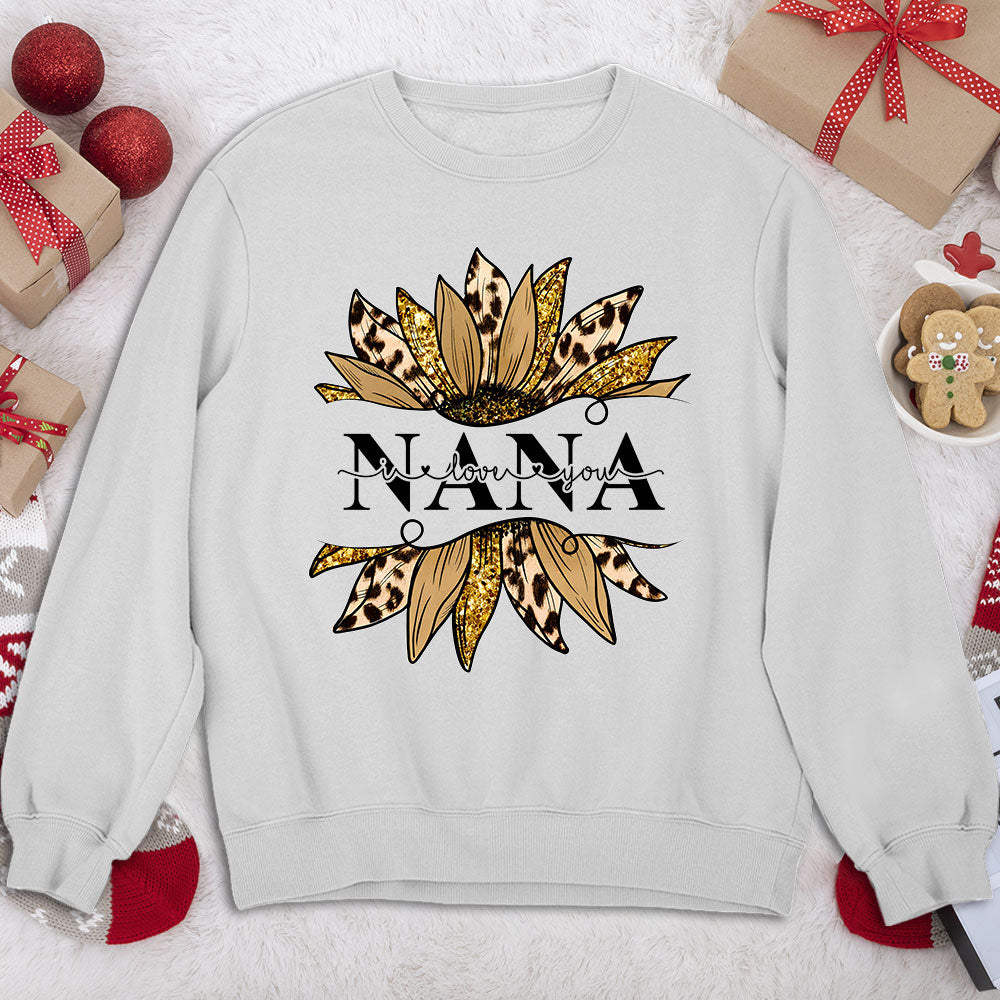 Custom Christmas & Birthday Gift for Mom, Grandma • We Love You - Personalized Sweatshirt