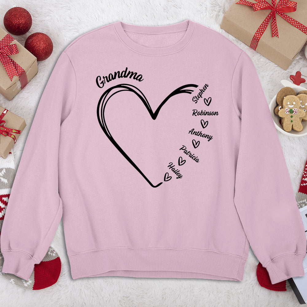 Custom Christmas & Birthday Gift for Grandma • Grandma Is The Best - Personalized Sweatshirt