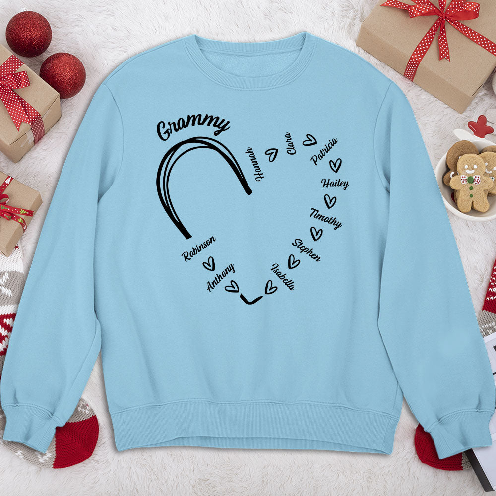 Custom Christmas & Birthday Gift for Grandma • Grandma Is The Best - Personalized Sweatshirt