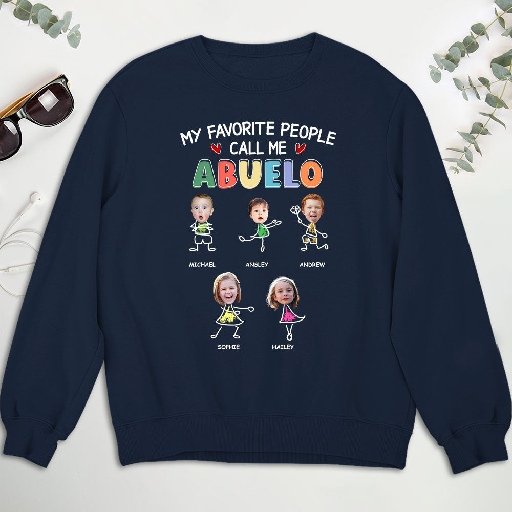 Custom Photo Father's Day, Special Gift for Dad & Grandpa • Call Me Grandpa - Personalized Shirt