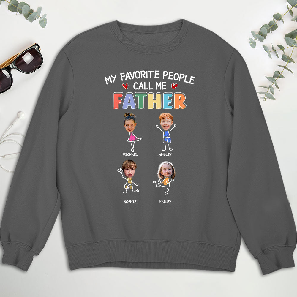 Custom Photo Father's Day, Special Gift for Dad & Grandpa • Call Me Grandpa - Personalized Shirt