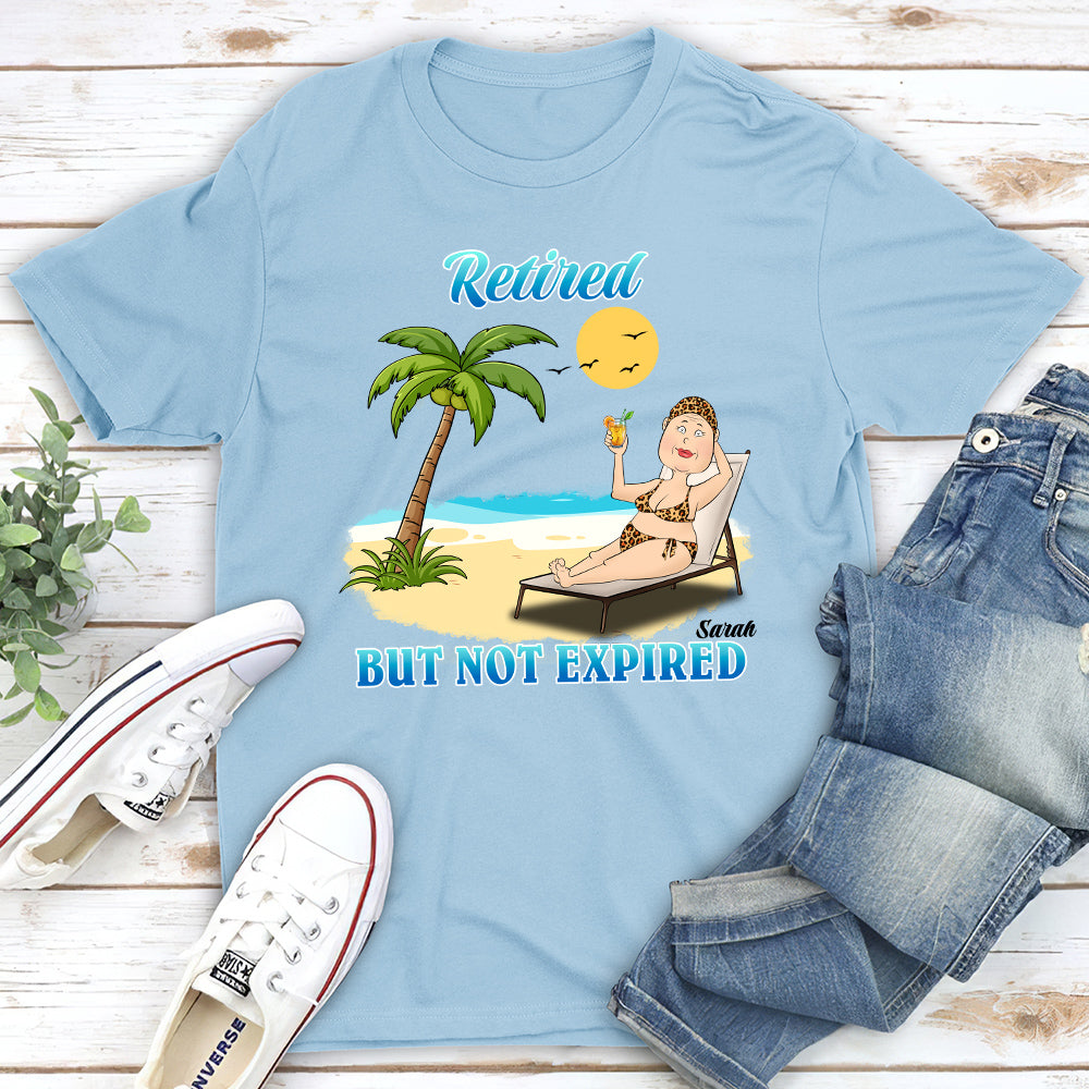 Custom Christmas & Birthday Keepsake Gift • Retired But Not Expired - Personalized Shirt