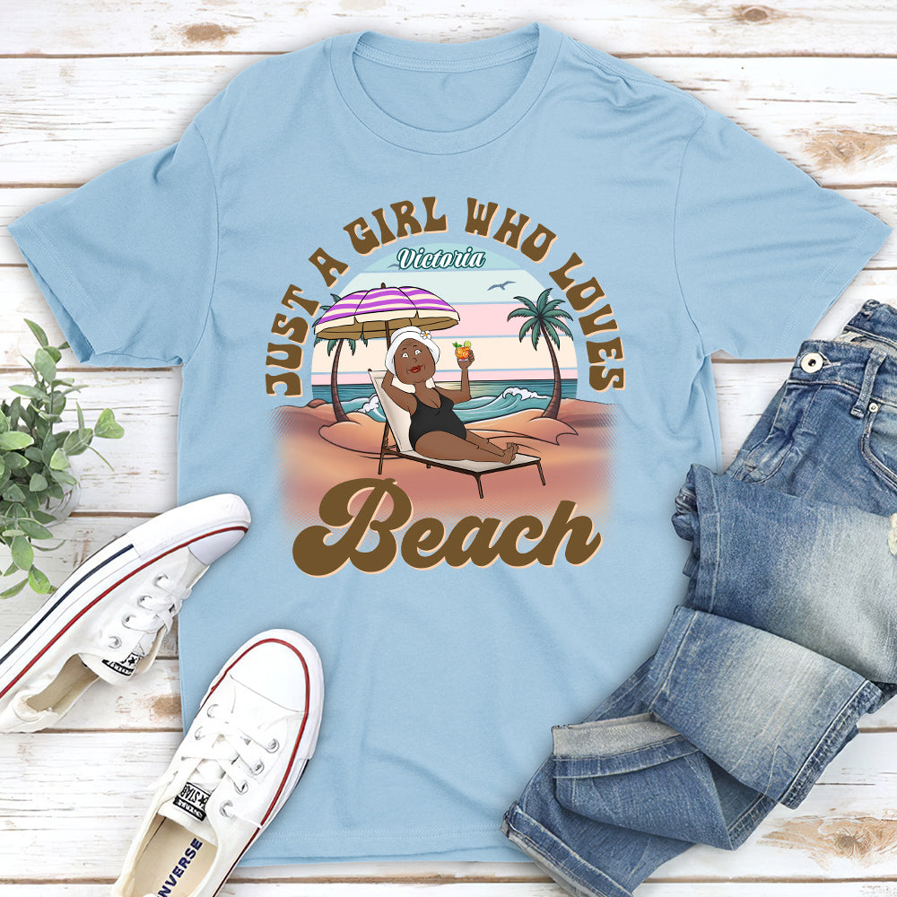 Custom Christmas & Birthday Keepsake Gift • Loving Beach - Personalized Shirt