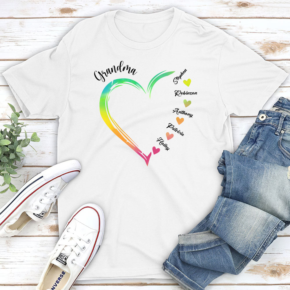 Custom Christmas & Birthday Gift for Grandma • Becoming A Grandmother - Personalized Unisex T-shirt