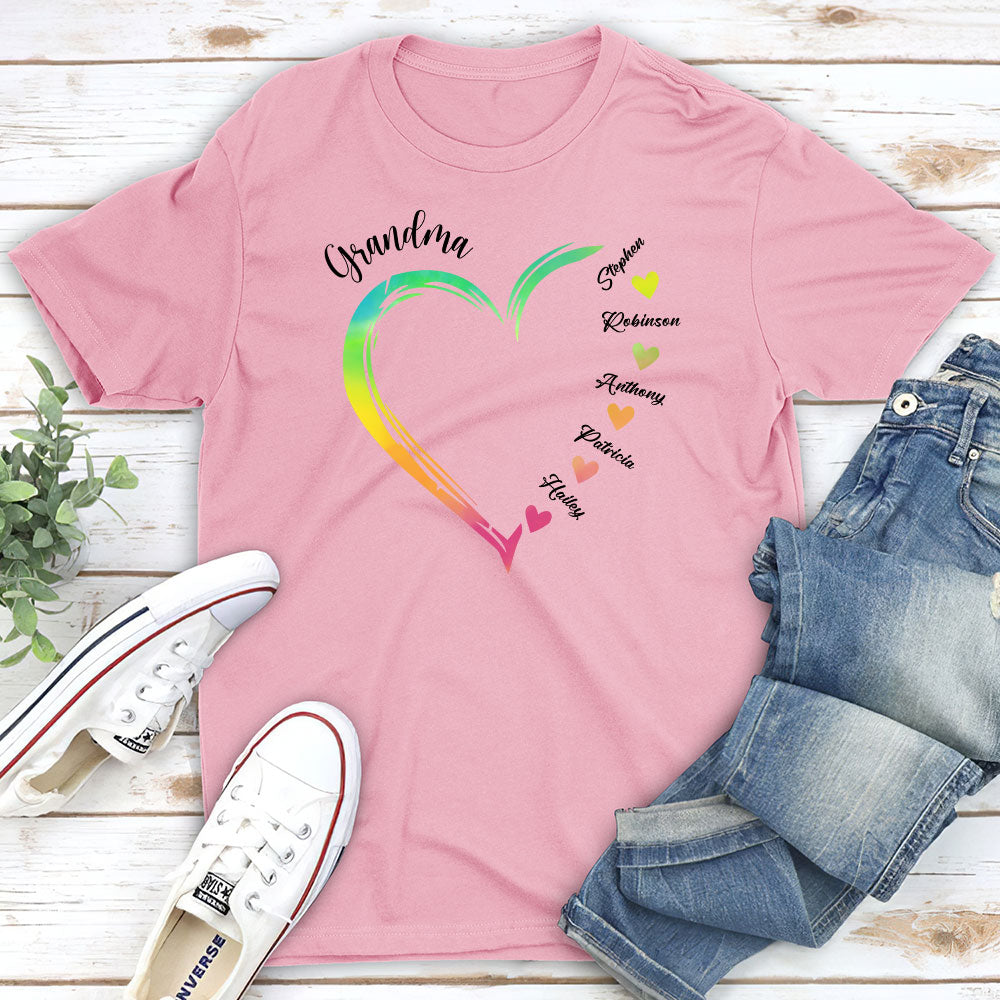Custom Christmas & Birthday Gift for Grandma • Becoming A Grandmother - Personalized Unisex T-shirt