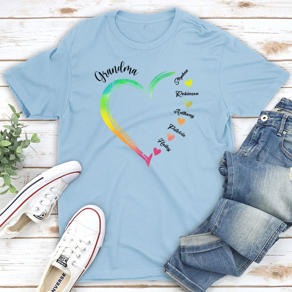 Custom Christmas & Birthday Gift for Grandma • Becoming A Grandmother - Personalized Unisex T-shirt