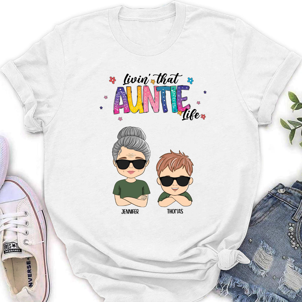 Custom Christmas & Birthday Gift for Grandma • Nana Life - Personalized Women's T-shirt