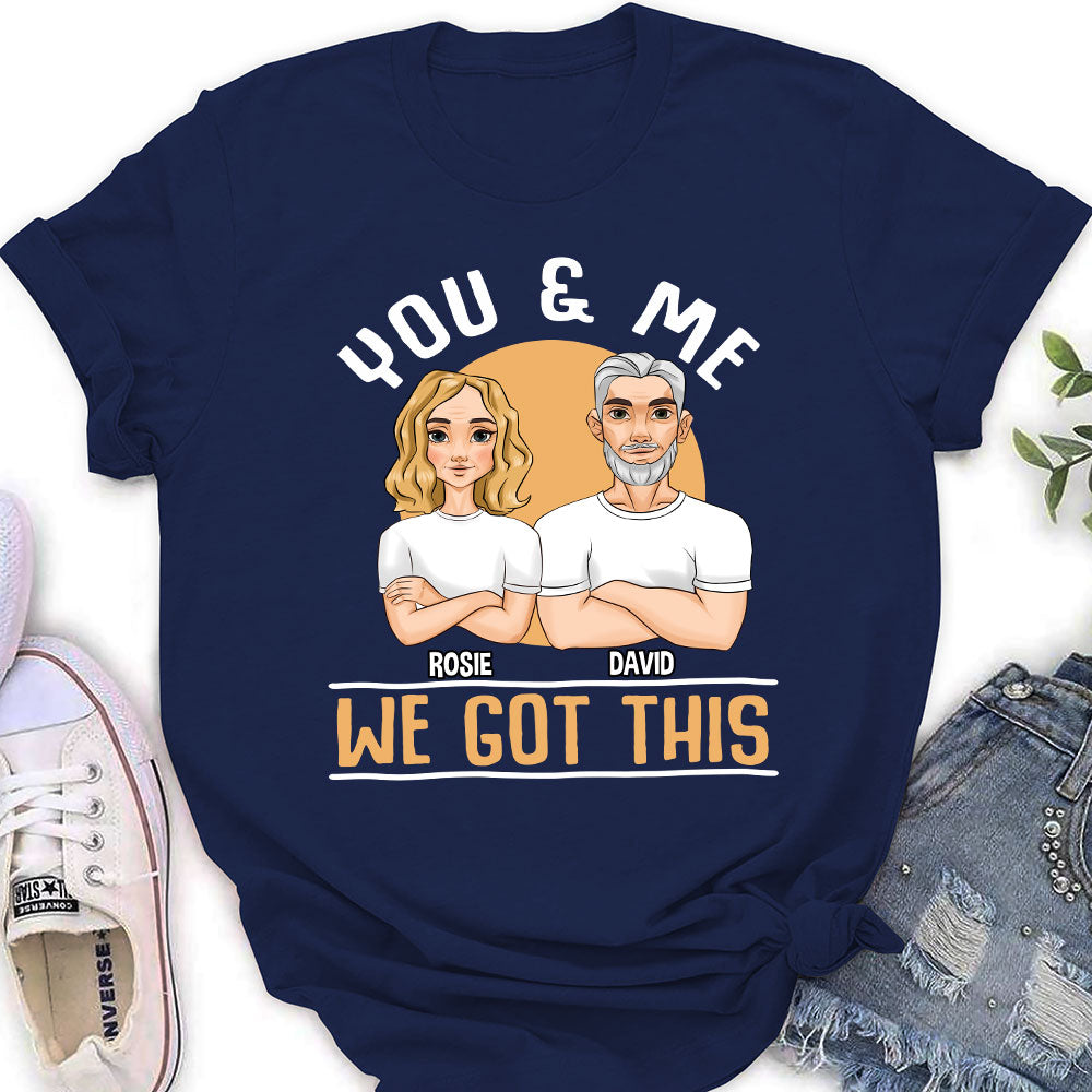 Custom Christmas Anniversary Keepsake Gifts For Wife • We Got This - Personalized Women's T-shirt