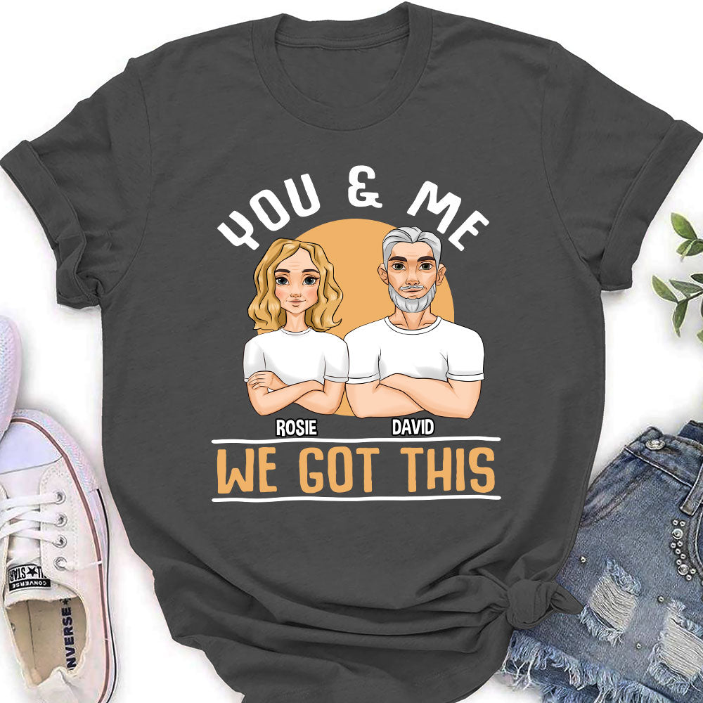 Custom Christmas Anniversary Keepsake Gifts For Wife • We Got This - Personalized Women's T-shirt