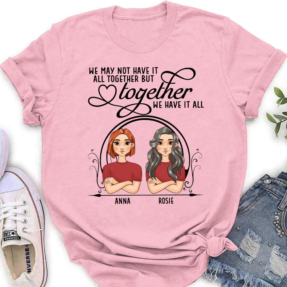 Custom Christmas Anniversary Keepsake Gifts For Wife • Have It All Together - Personalized Women's T-shirt
