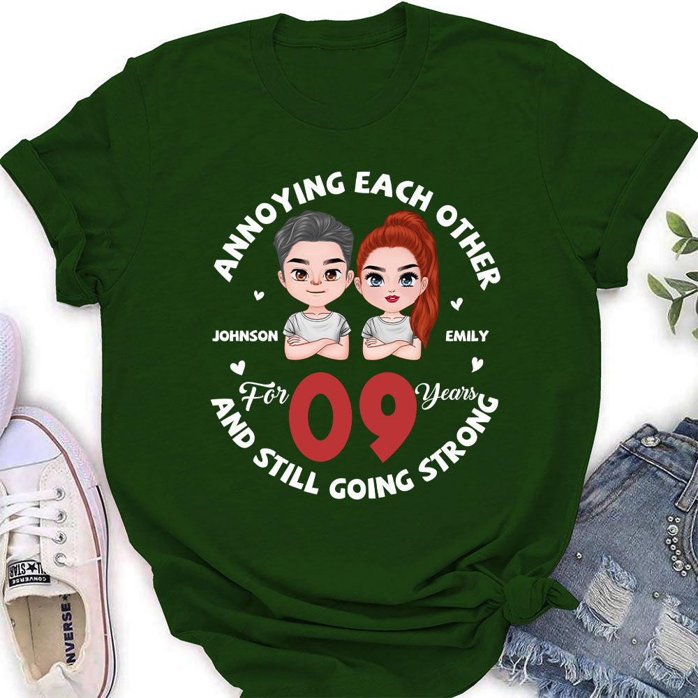 Custom Christmas Anniversary Keepsake Gifts For Wife • Annoying For Years - Personalized Women's T-shirt
