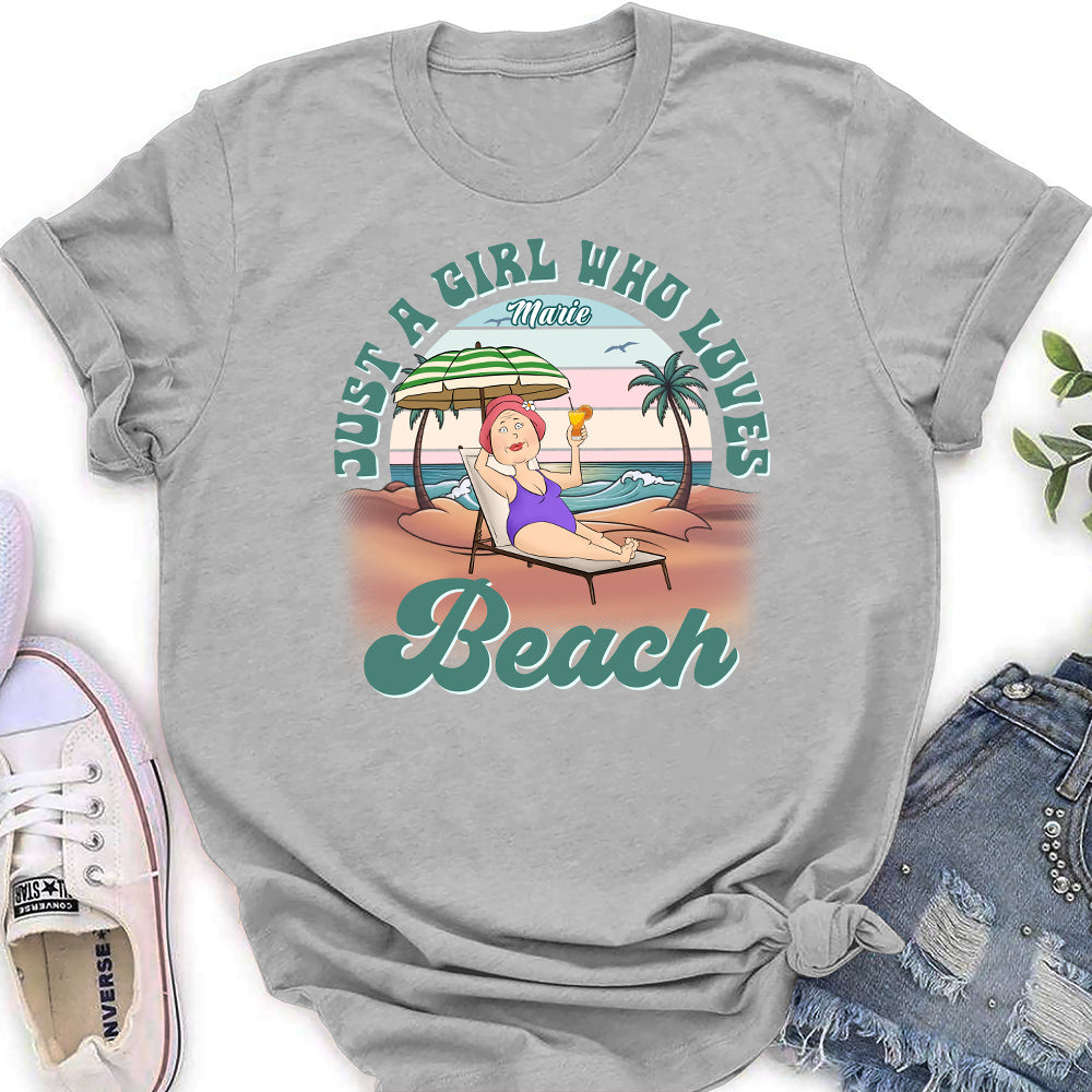 Custom Christmas & Birthday Keepsake Gift • Loving Beach - Personalized Shirt
