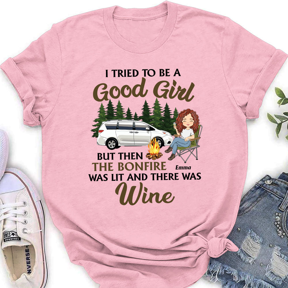 Custom Christmas & Birthday Keepsake Gift • Tried To Be - Personalized Women's T-shirt