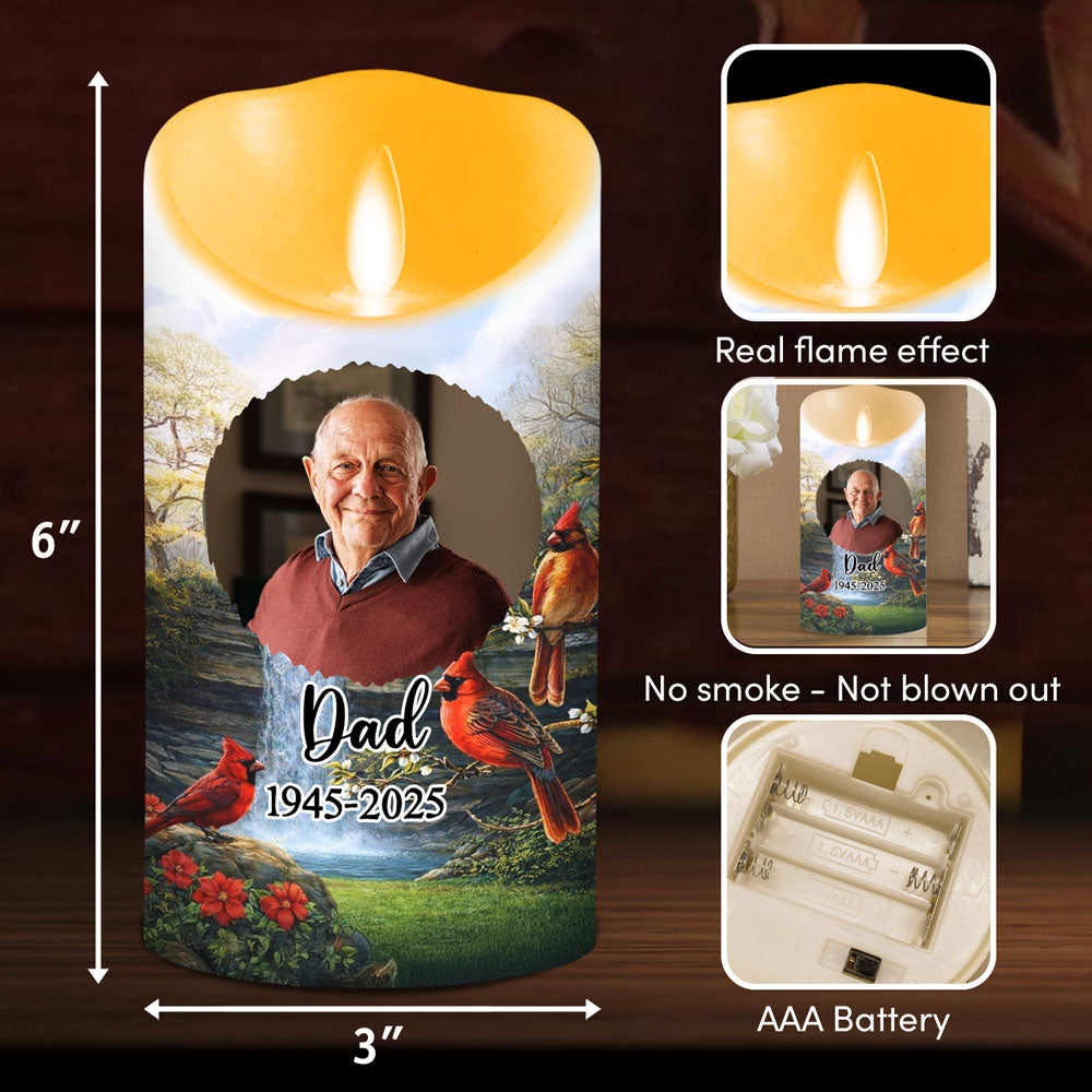 A Light Remains - Personalized LED Candle