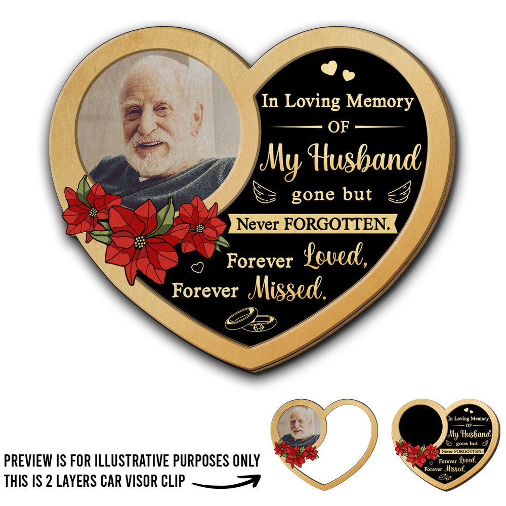 Forever Loved Forever Missed - Personalized Car Visor Clip