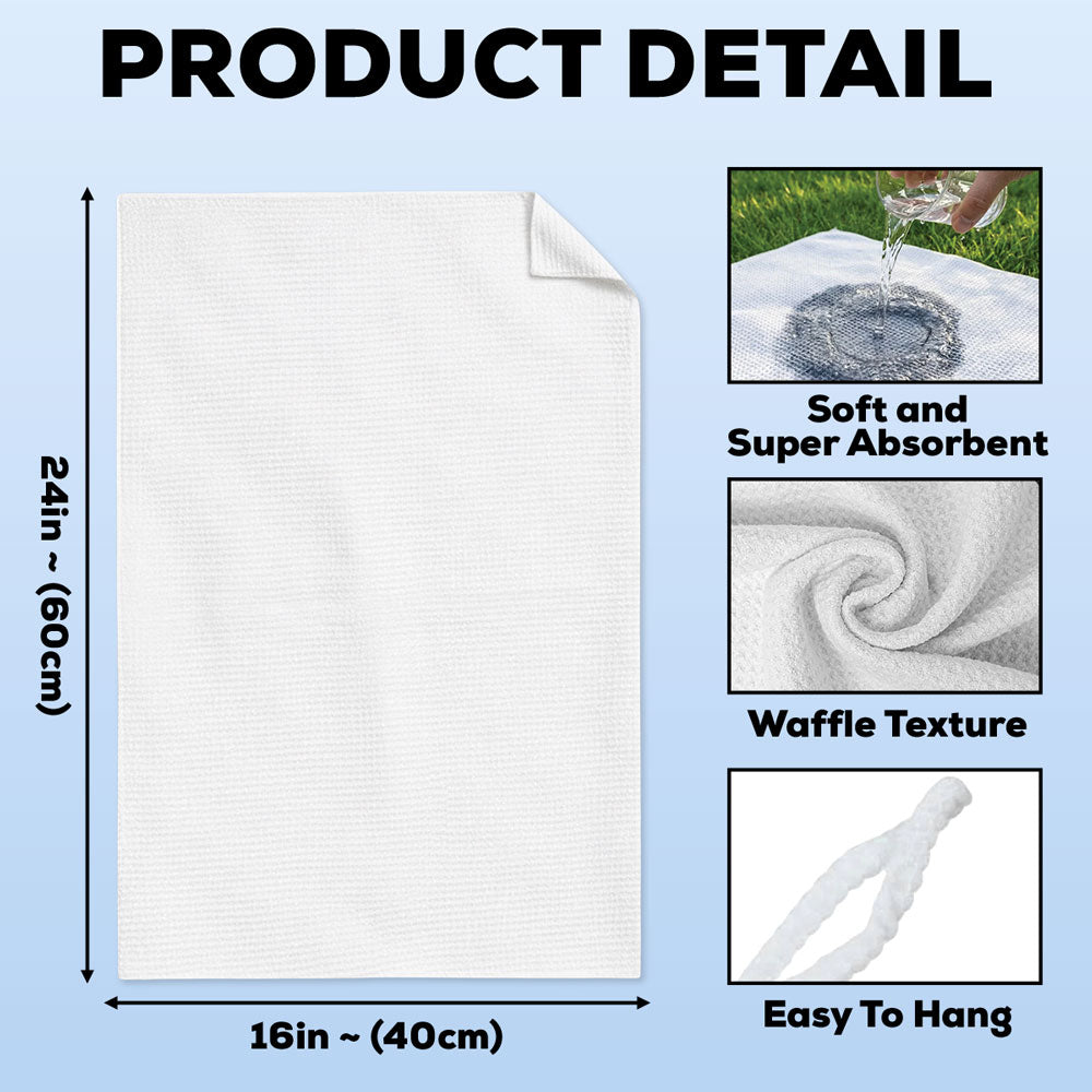 Custom Grilling BBQ Kitchen Towel, Father's Day Birthday Gift For Dad Father • Grillliant Dad - Personalized Kitchen Towel