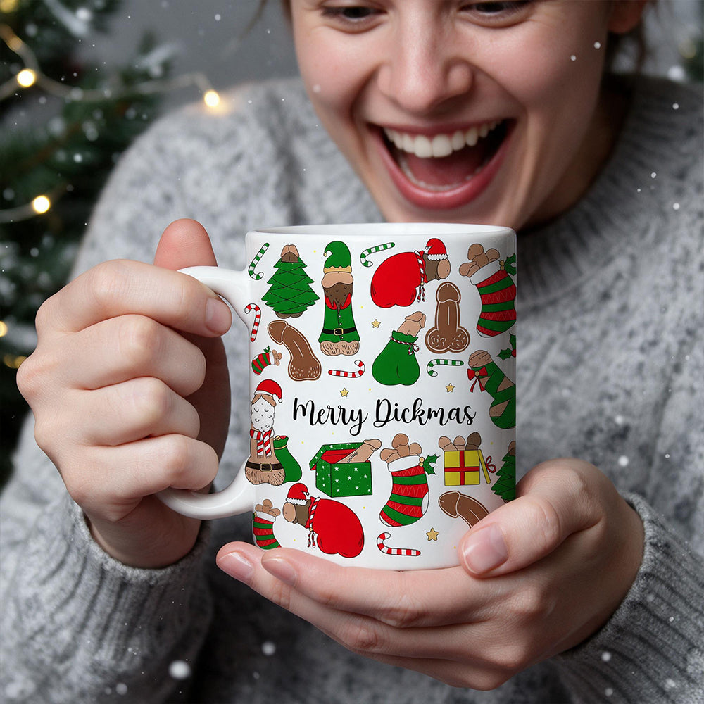 Funny Gag Gift for Coworker Friend, White Elephant Christmas Gift • Christmas Just Got Much Harder - Coffee Mug