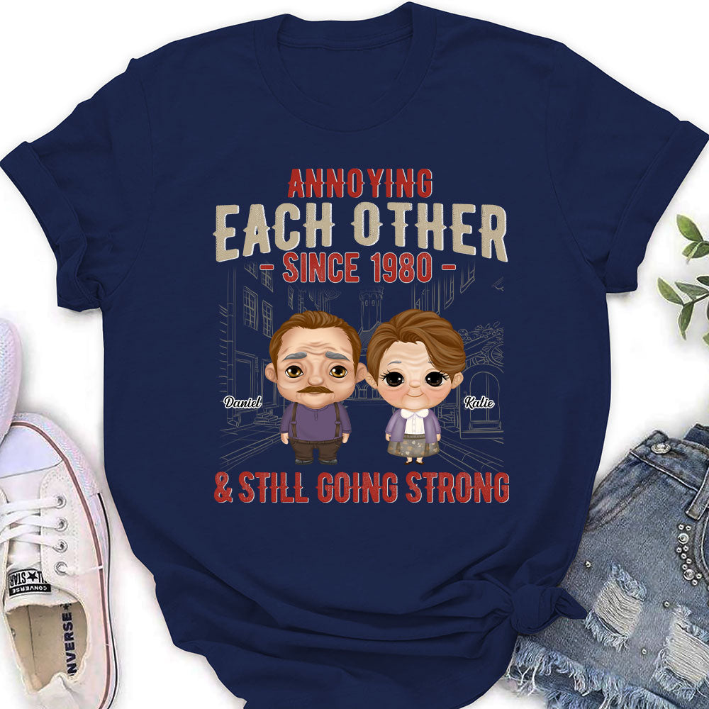 Custom Christmas Anniversary Keepsake Gifts For Wife • Going Strong Together - Personalized Women's T-shirt