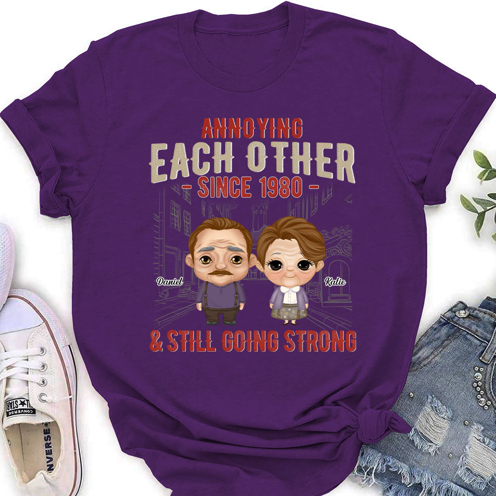 Custom Christmas Anniversary Keepsake Gifts For Wife • Going Strong Together - Personalized Women's T-shirt