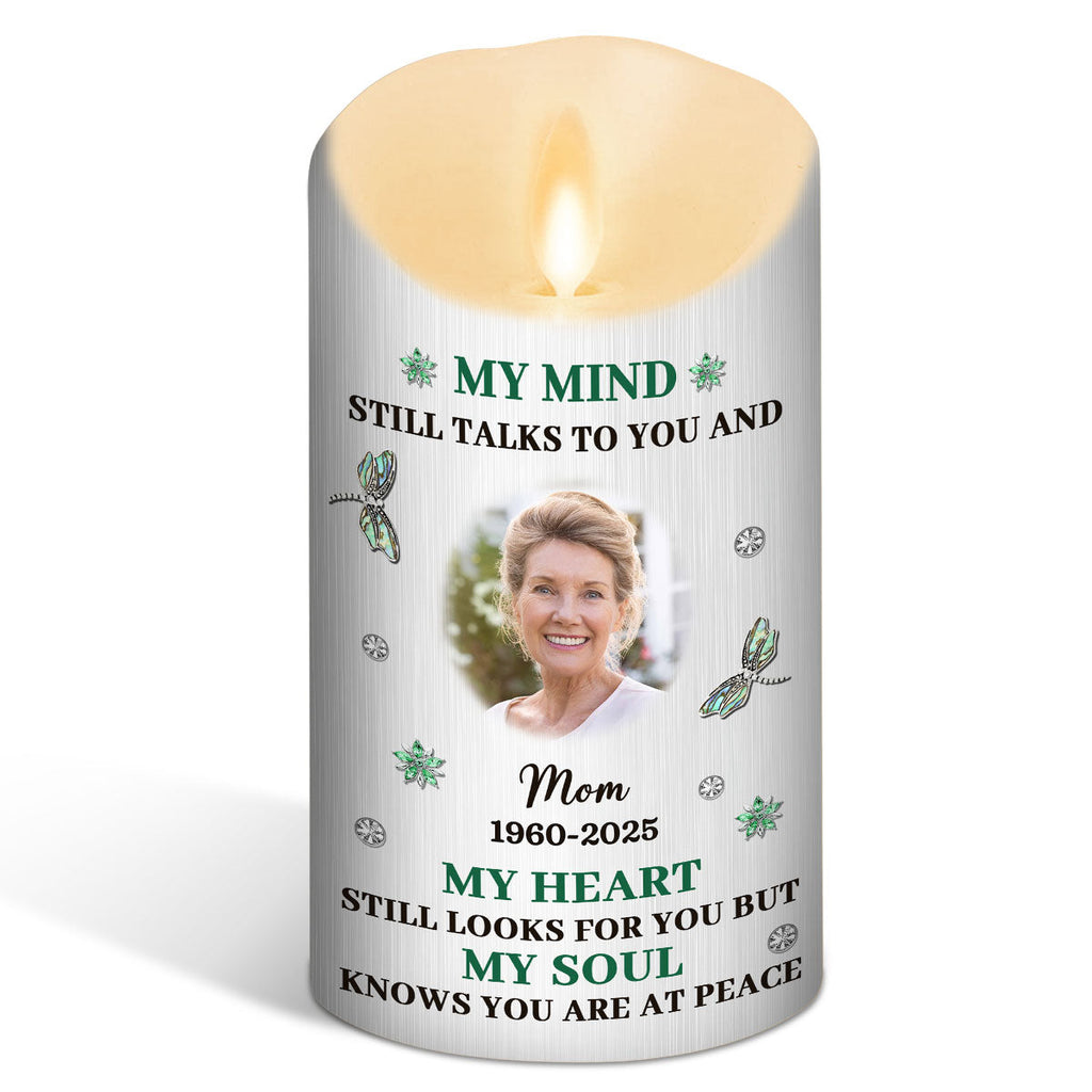 My Mind My Heart My Soul - Personalized LED Candle
