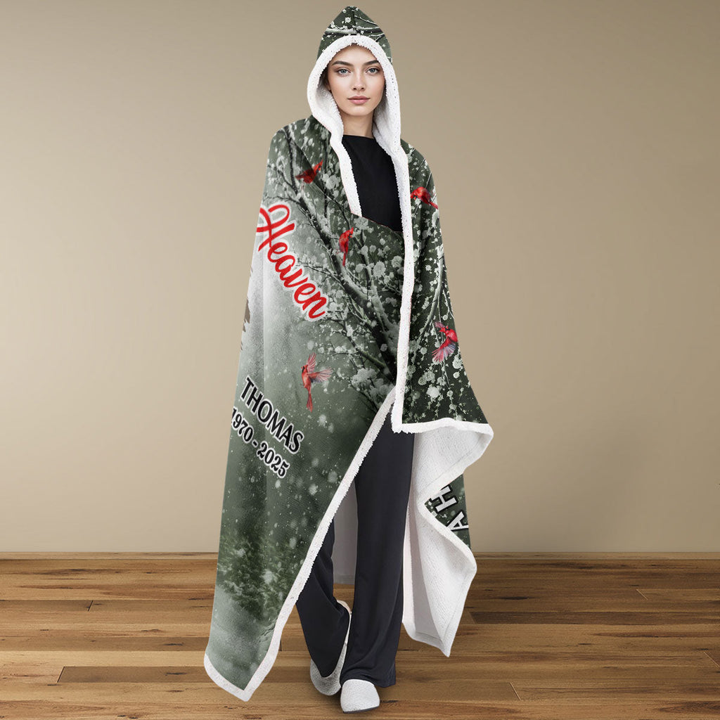 A Hug From Me - Personalized Hooded Blanket