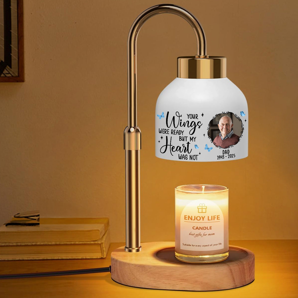 Your Wings Were Ready - Personalized Candle Warmer Lamp