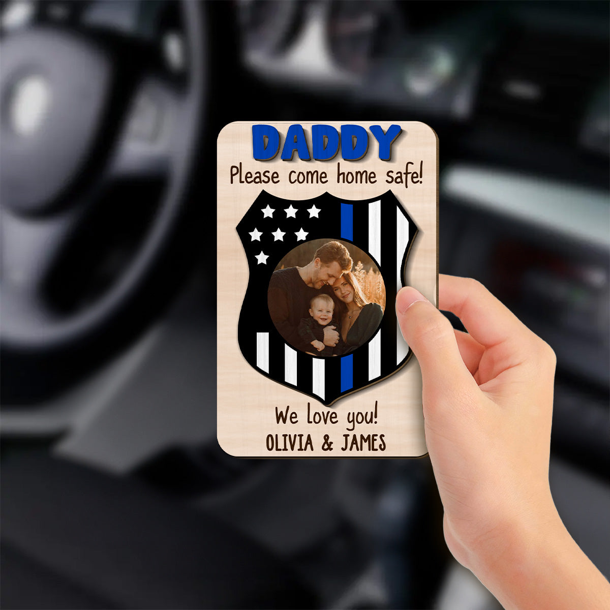 Be Safe I Need You - Personalized Car Visor Clip