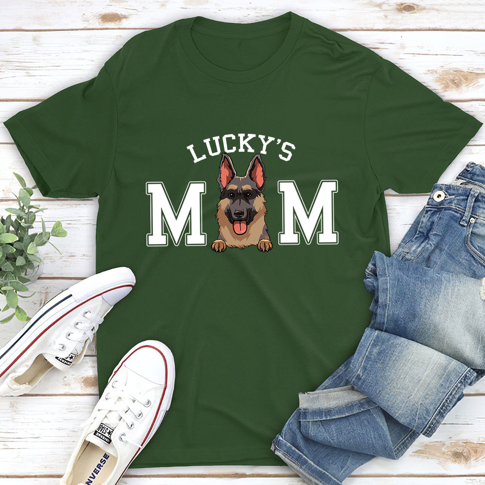 Custom Photo Christmas & Birthday Keepsake Gift • Dog Dad/Mom Basic - Personalized Unisex T-shirt