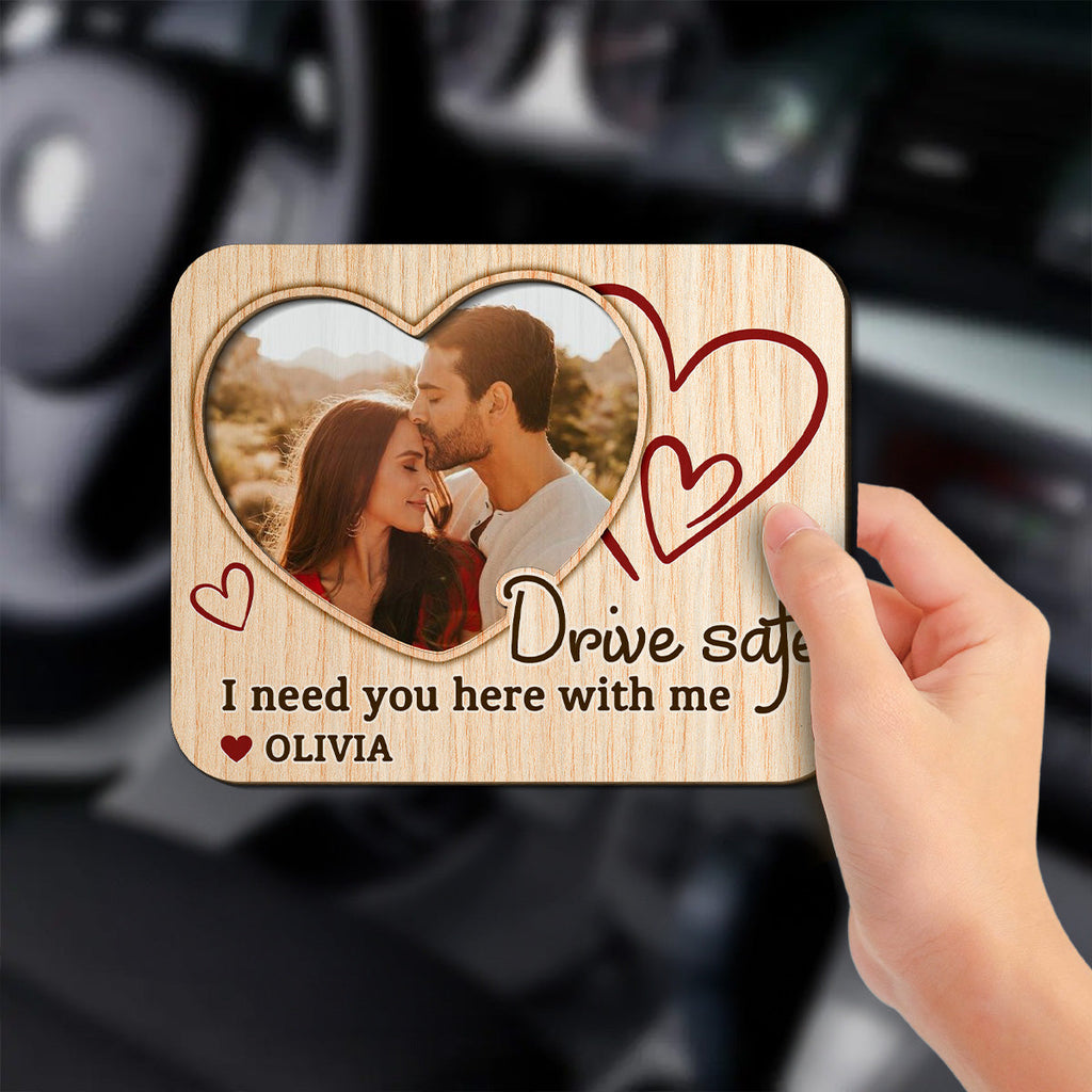 Drive Safe Man - Personalized Car Visor Clip
