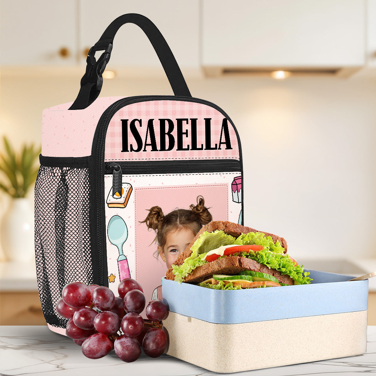 I Packed This With Love - Personalized Insulated Lunch Bag
