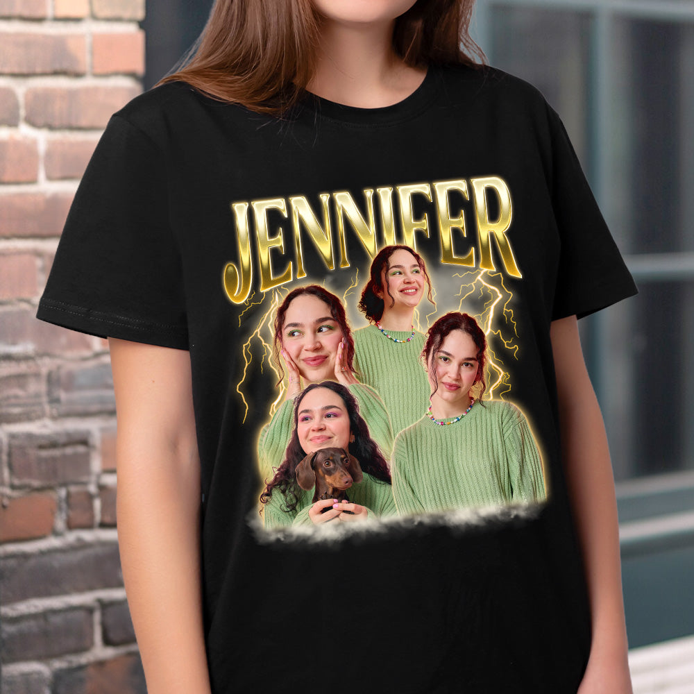 Custom Photo Christmas Anniversary Keepsake Gifts For Wife • Photo Wife, Girl Friend - Couple Personalized Unisex T-shirt