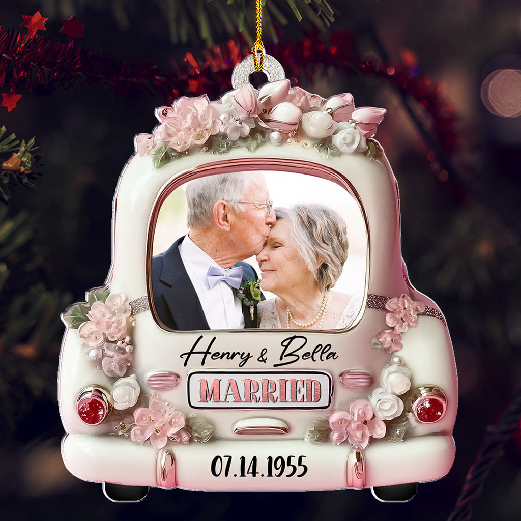 Custom Photo Keepsake Christmas Ornament • Run To You - Personalized Acrylic Ornament