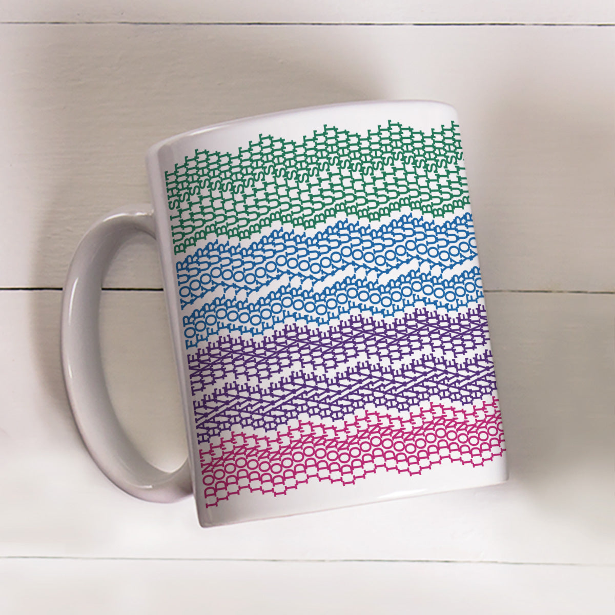Custom Hidden Message Mug, Funny Gag Gift for Coworker Friend Girlfriend • Take It Easy - Coffee Mug