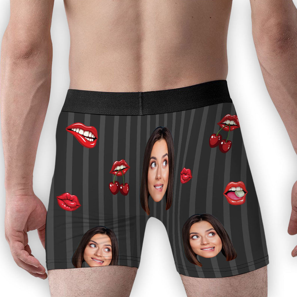 Definitely My Favorite Bone - Personalized Photo Men's Boxer Briefs