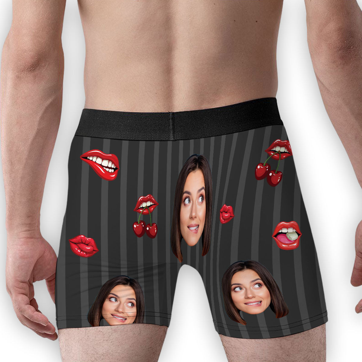 Definitely My Favorite Bone - Personalized Photo Men's Boxer Briefs