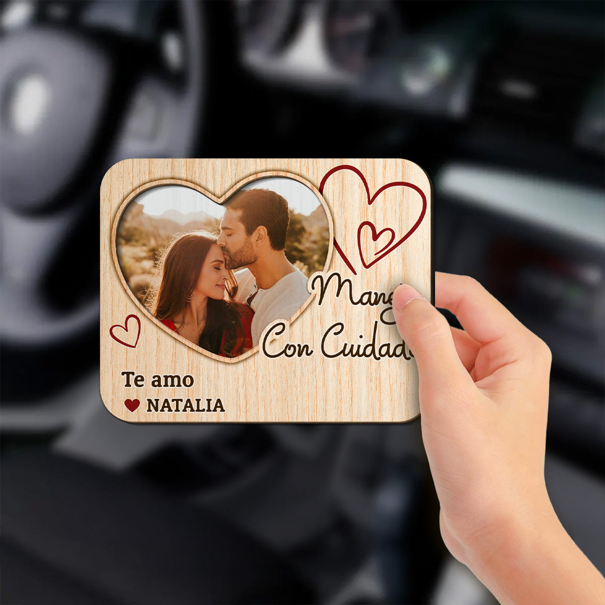 Conduce Con Cuidado - Clip De Parasol Personalizado