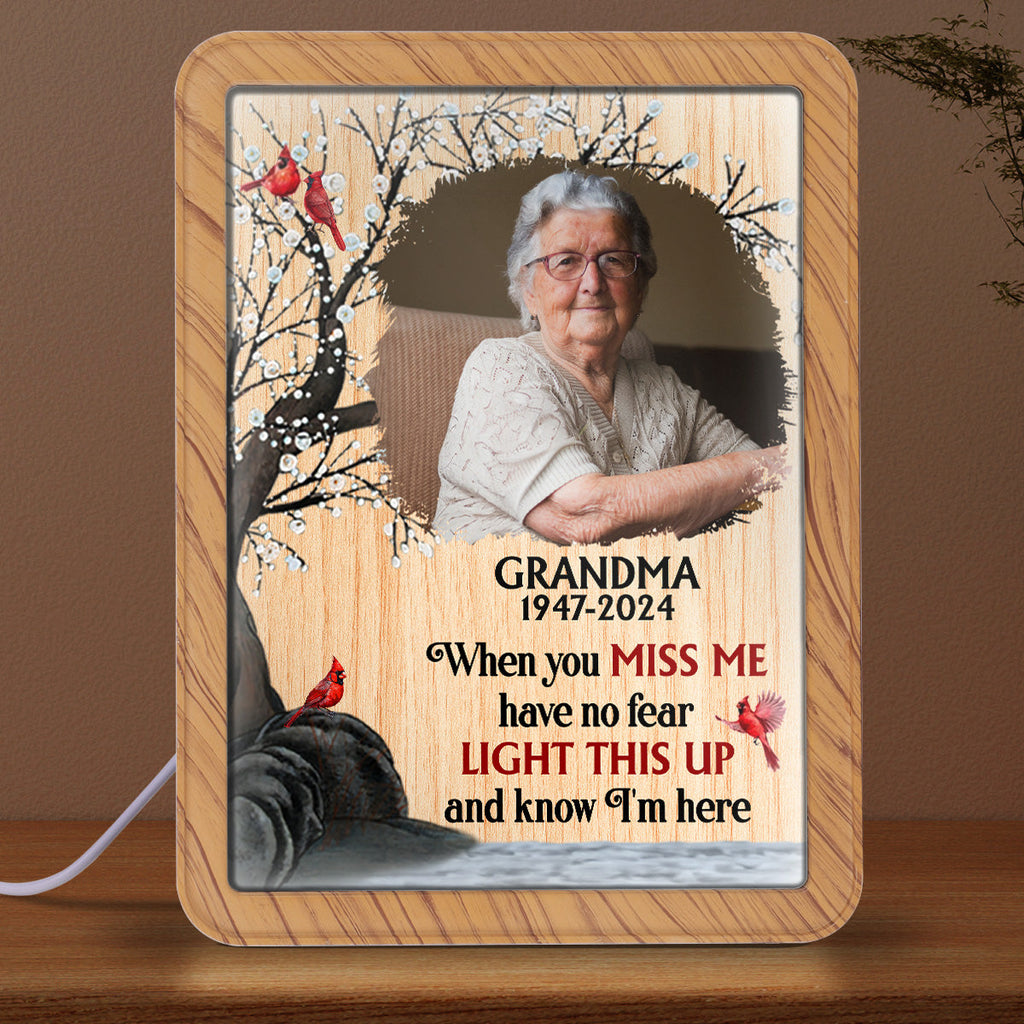 Light This Up And Know I Am Here - Personalized Magic Mirror