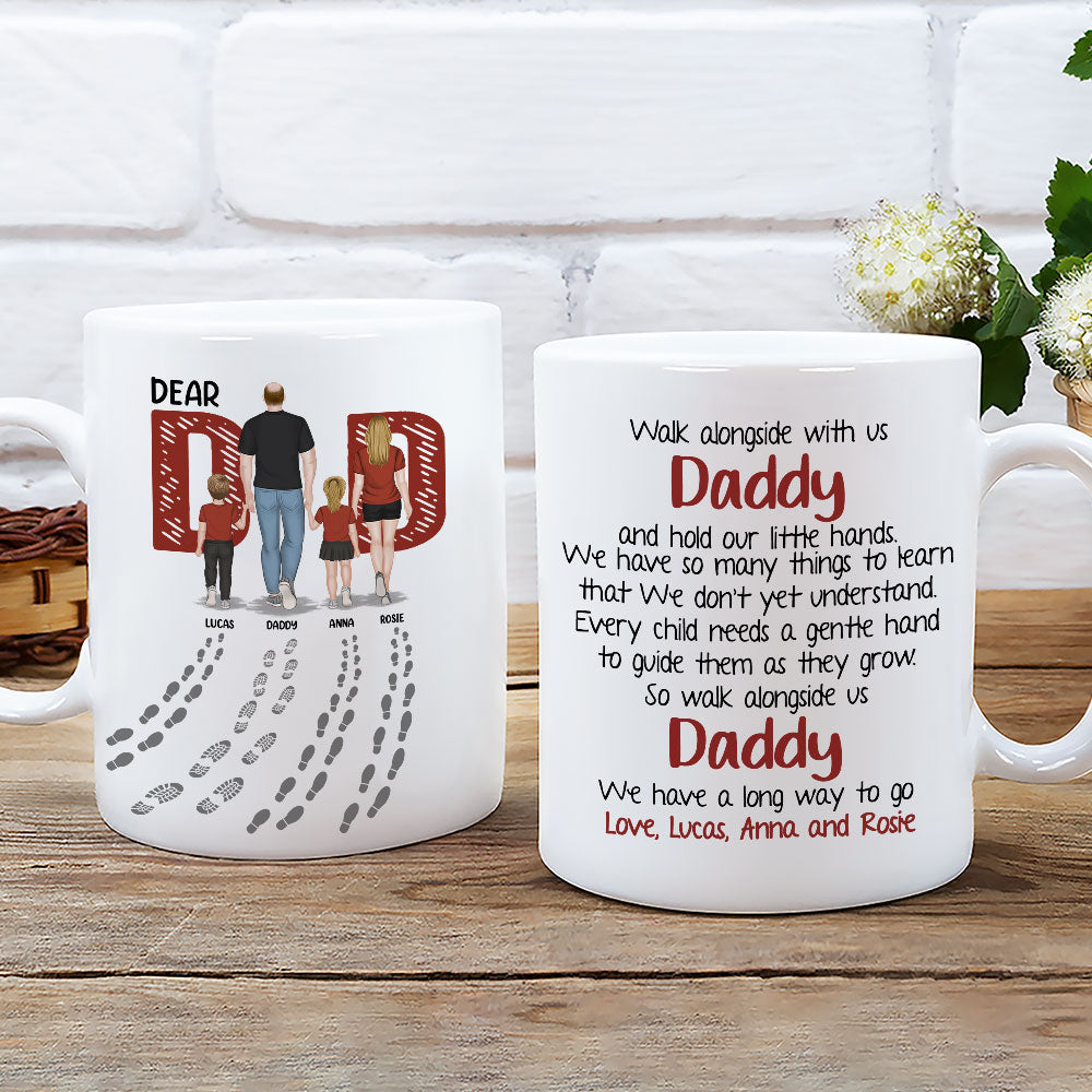 Custom Christmas & Birthday Gift for Dad • We Have A Long Way To Go - Personalized Coffee Mug